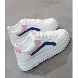 Stylish Pink Casual Sneakers For Women