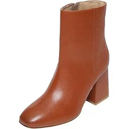 Stylish Trendy Casual Block Heel Women Zip Boots