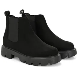 Suede Chelsea Boots|Chunky Sole|Height Increasing|Slip-Resistance Boots For Men Boots For Men