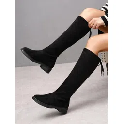 Suede Lace-Up Boots for Women & Girls | Knee Length Boots For Women
