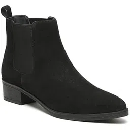 Suede Leather Chelsea Boots for Women
