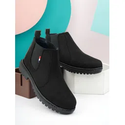 Suide Leather Walking Outdoor Slip On Chelsea Boots Boots For Men