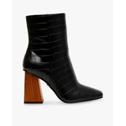 Sussex Croco Mid-Dress Booties