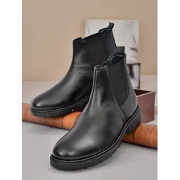 Synthetic Leather Lightweight Comfortable Outdoor Slip On Chelsea Boots For Men Boots For Men