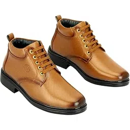 Synthetic Leather Lightweighted and Comfortable Formal Boots for Men