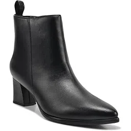 Tan Block Heel Ankle Boots