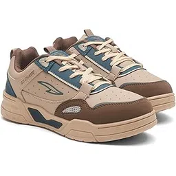 Tango-01 Men’s Sneakers | Stylish Synthetic Upper, Air-Cooled Cushion Comfort, Durable PVC Sole | Daily Use Shoes for Office & Travel