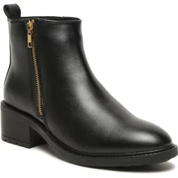 TBF-022-Black Boots For Women