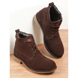 Teakwood Leathers Men Casual Block-Heeled Regular Boots