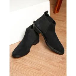 Teakwood Leathers Men's Black Chelsea Boots