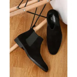 Teakwood Leathers Men's Black Chelsea Boots