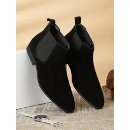 Teakwood Leathers Men's Black Chelsea Boots