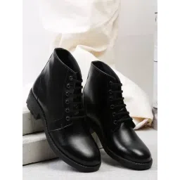 Teakwood Leathers Men's Black Derby Boots