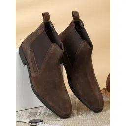 Teakwood Leathers Men's Brown Chelsea Boots