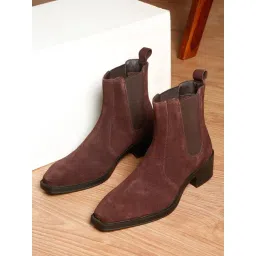 Teakwood Leathers Men's Brown Chelsea Boots