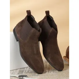 Teakwood Leathers Men's Brown Chelsea Boots