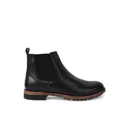 Teakwood Leathers Men's Ink Black Chelsea Boots
