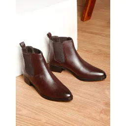 Teakwood Leathers Women's Cherry Chelsea Boots