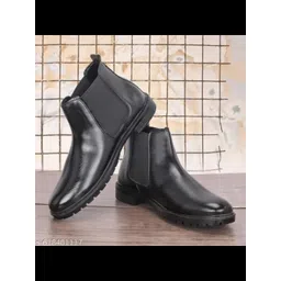 Teeny step Men Round Toe Slip-On Chelsea Boots