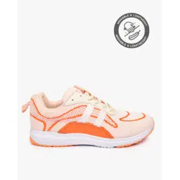 Textured Lace-Up Running Shoes