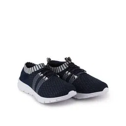 Textured Lace-Up Sports Shoes
