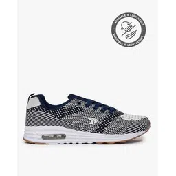 Textured Lace-Up Sports Shoes