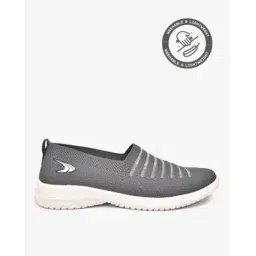 Textured Slip-On Walking Shoes