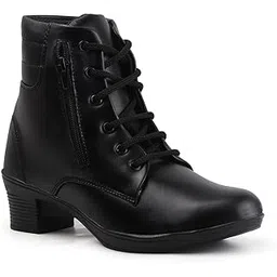 The All Way Elegant Women’s Ankle Boots with Flared Heels