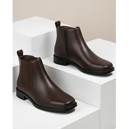 THE ASHFORD – Men’s Stylish Vegan Leather with Side Zipper Boots For Men