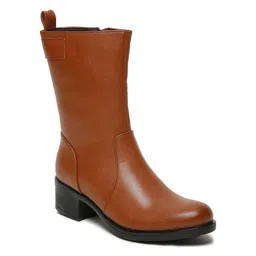 THE BOOT FACTORY Women Block-Heeled Winter Boots