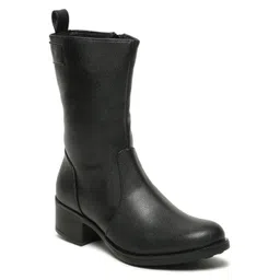 THE BOOT FACTORY Women Block-Heeled Winter Boots