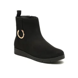 THE BOOT FACTORY Women Round Toe Chelsea Boots