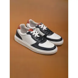 The Brown Hide Men Textured Leather Sneakers