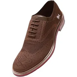 The Oxford Knits Sneakers for Mens | Breathable Recycled Knit with PU Tongue Comfortable & Flexible EVA Sole