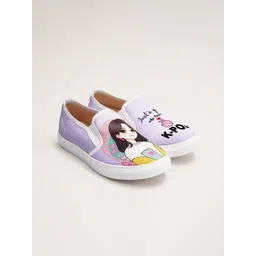 THE QUIRKY NAARI Women Printed Slip-On Sneakers