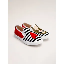THE QUIRKY NAARI Women Printed Slip-On Sneakers
