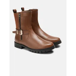 The Roadster Life Co. Women Buckle Detail Boots