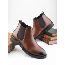The Roadster Lifestyle Co Men High Top Chelsea Boots