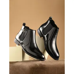 The Roadster Lifestyle Co. Men Mid-Top Blocked Chelsea Boots