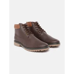 The Roadster Lifestyle Co. Men Mid-Top Regular Boots