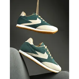 The Roadster Lifestyle Co Men Round Toe Lace-Ups Sneakers