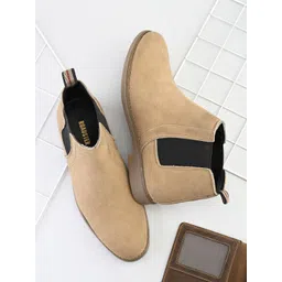 The Roadster Lifestyle Co Men Slip On Chelsea Boots