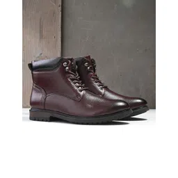 The Roadster Lifestyle Co. Men Textured Regular Boots