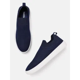 The Roadster Lifestyle Co. Men Woven Design Slip-On Sneakers