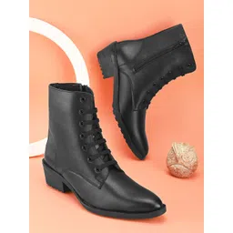 The Roadster Lifestyle Co Women Ankle Lace-Up Boots