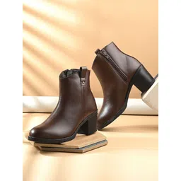 The Roadster Lifestyle Co Women Block Heel Regular Boots