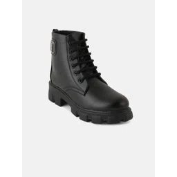 The Roadster Lifestyle Co Women Block Heeled Chunky Boots