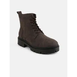 The Roadster Lifestyle Co Women Block-Heeled Chunky Boots