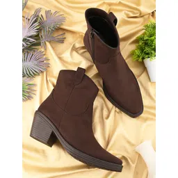 The Roadster Lifestyle Co. Women Block-Heeled Regular Boots