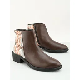 The Roadster Lifestyle Co Women Block-Heeled Regular Boots